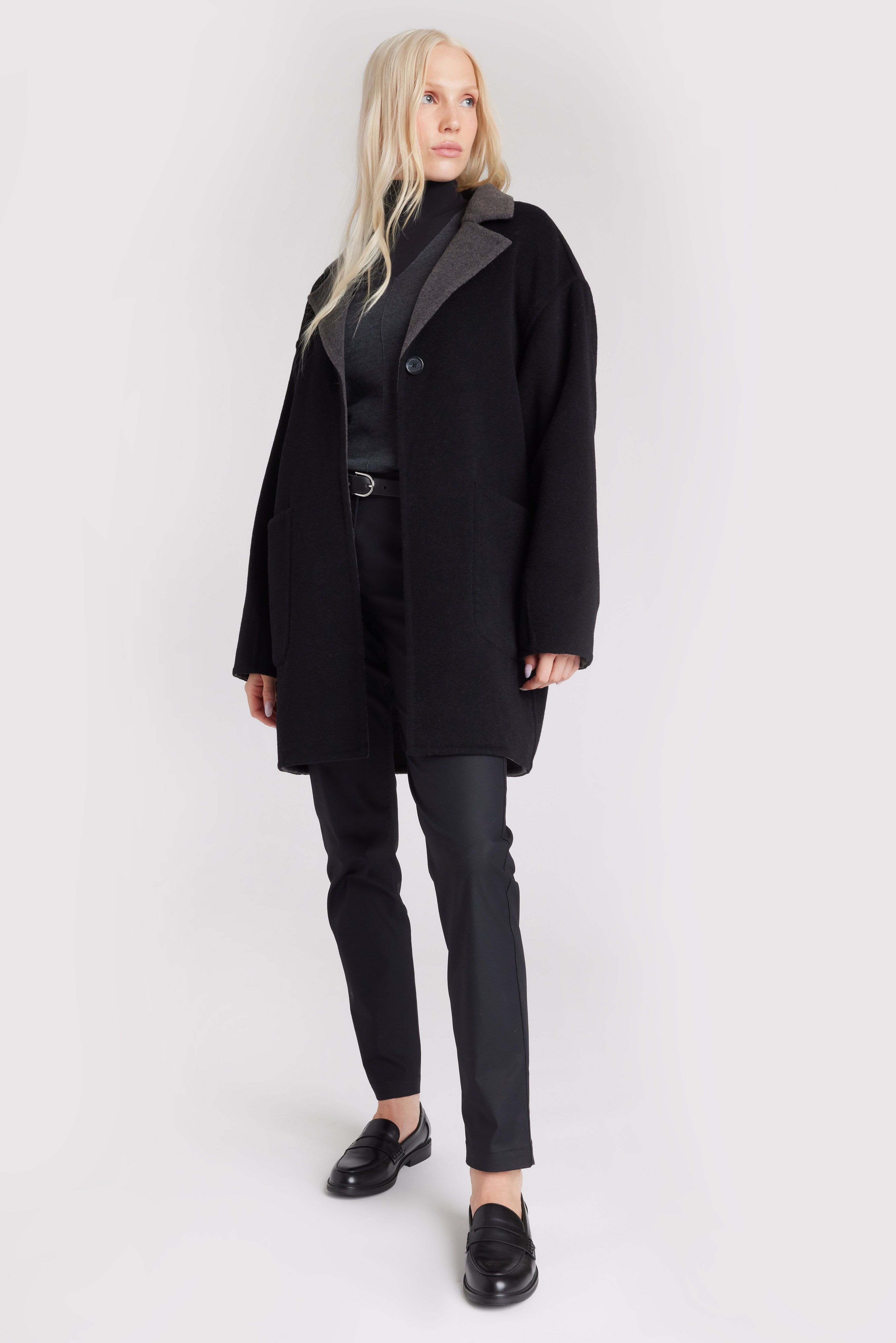 Joy Double Wool Coat sold by Kit and Ace product image thumbnail 4
