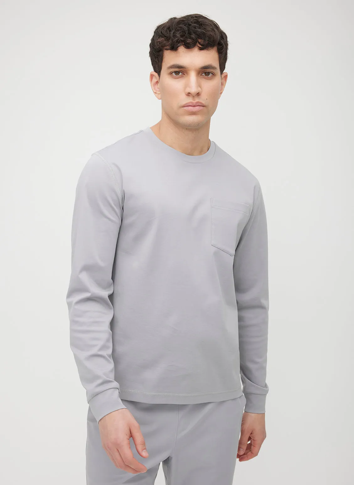 Spadina Long Sleeve Pocket Tee sold by Kit and Ace