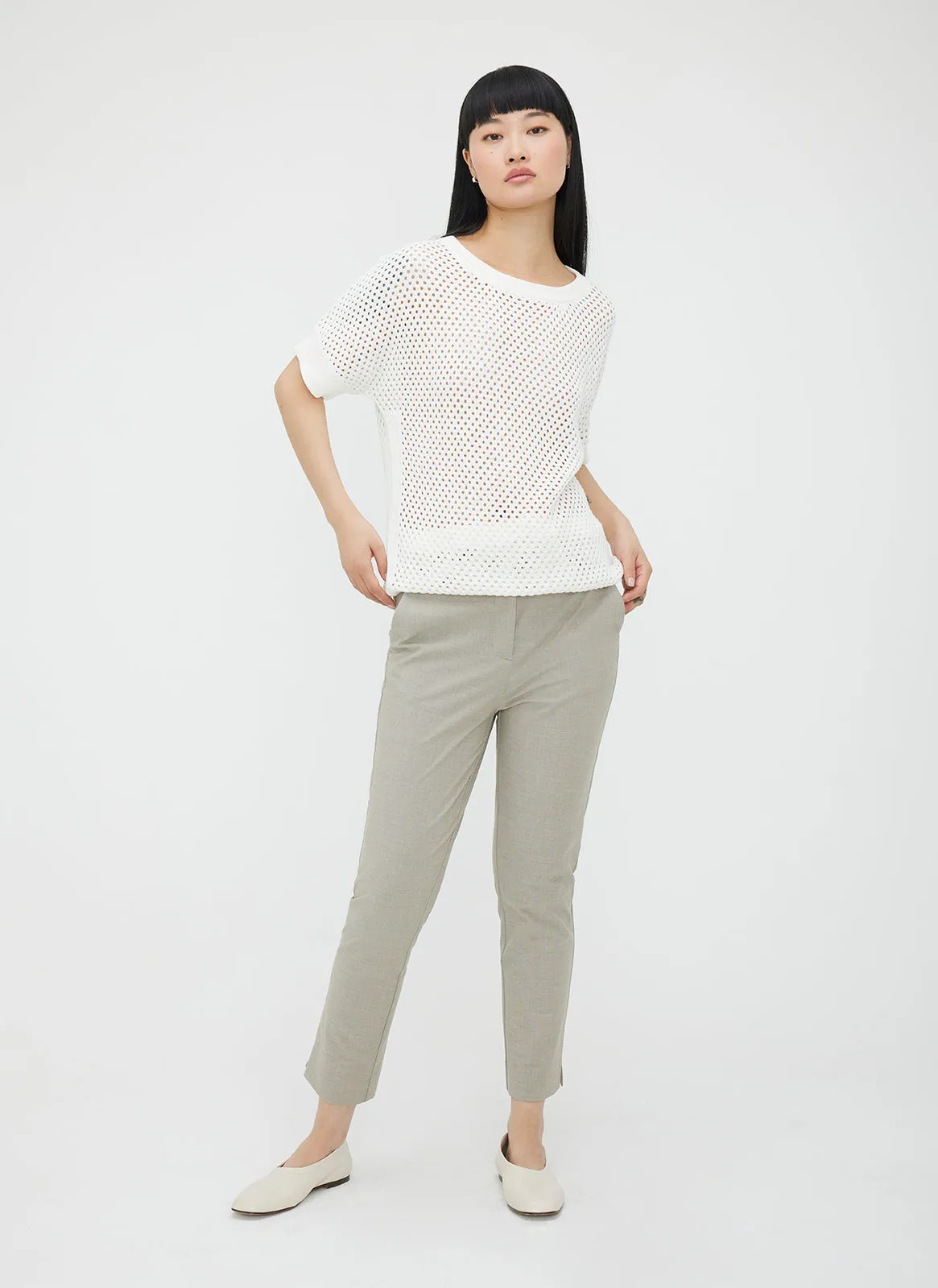 Essex Pointelle Sweater Tee sold by Kit and Ace product image thumbnail 4