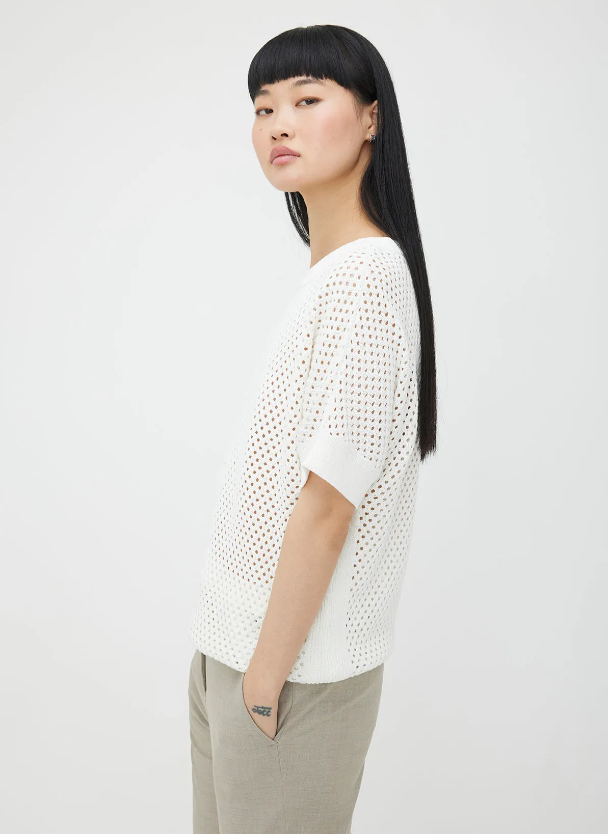 Essex Pointelle Sweater Tee sold by Kit and Ace product image thumbnail 2