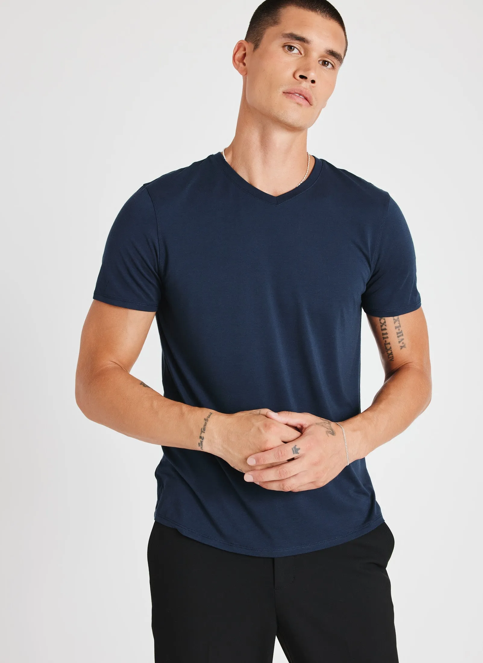 Ace V-Neck 3 Pack Tees sold by Kit and Ace product image thumbnail 5