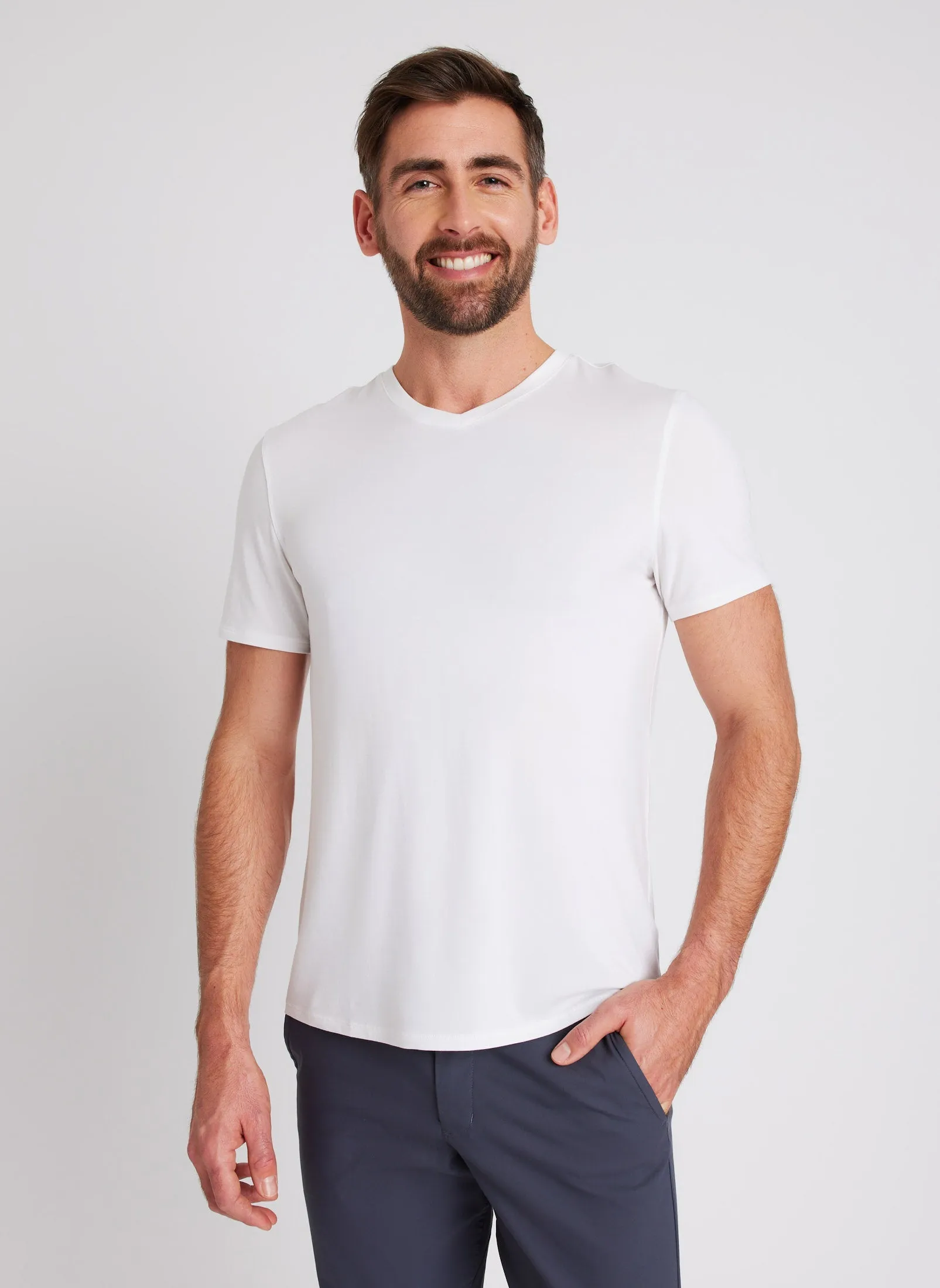 Ace V-Neck 3 Pack Tees sold by Kit and Ace product image thumbnail 4