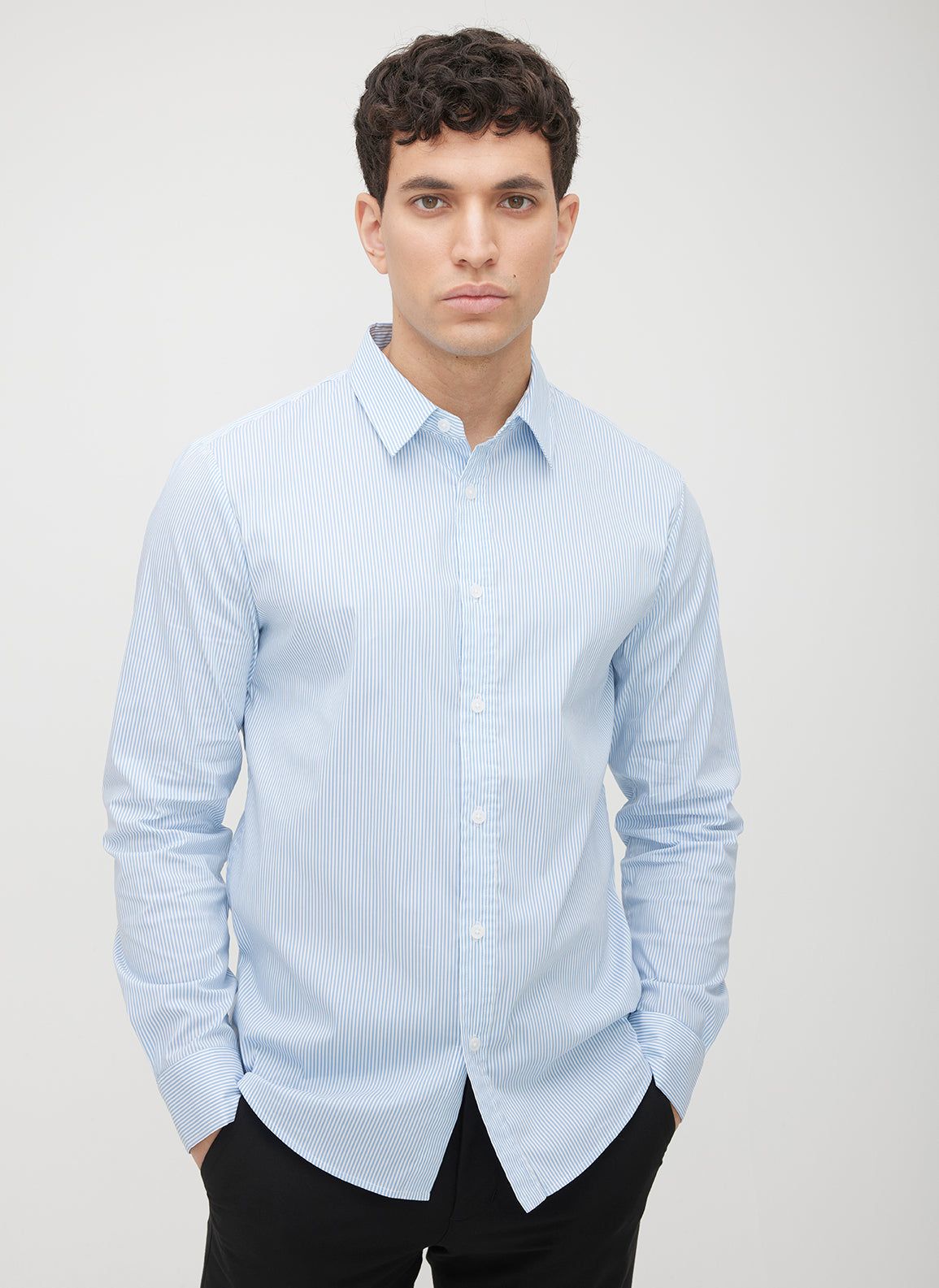 Acadia Long Sleeve Poplin Shirt sold by Kit and Ace product image thumbnail 3