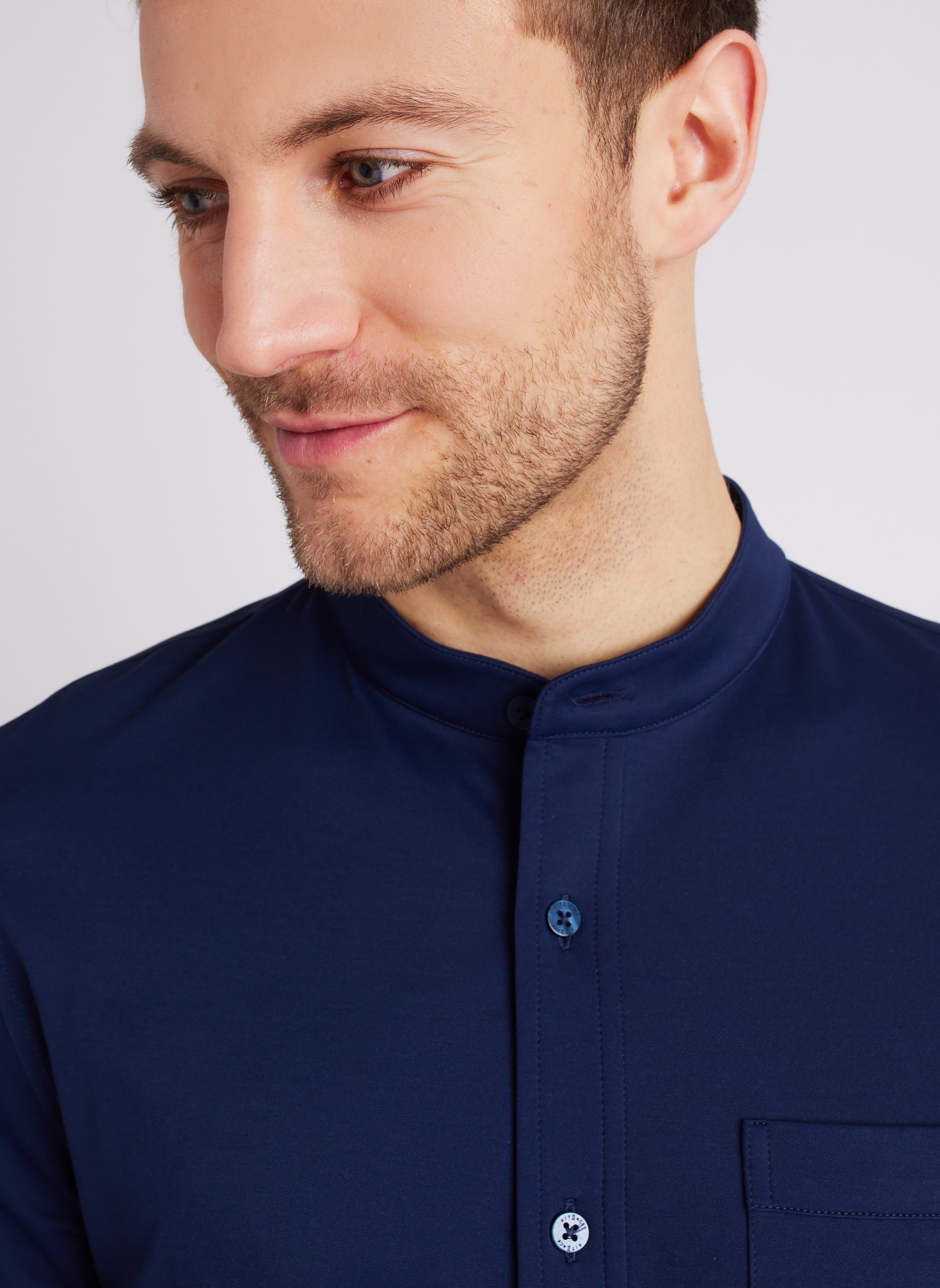 City Tech Collarless Shirt Standard Fit sold by Kit and Ace product image thumbnail 5