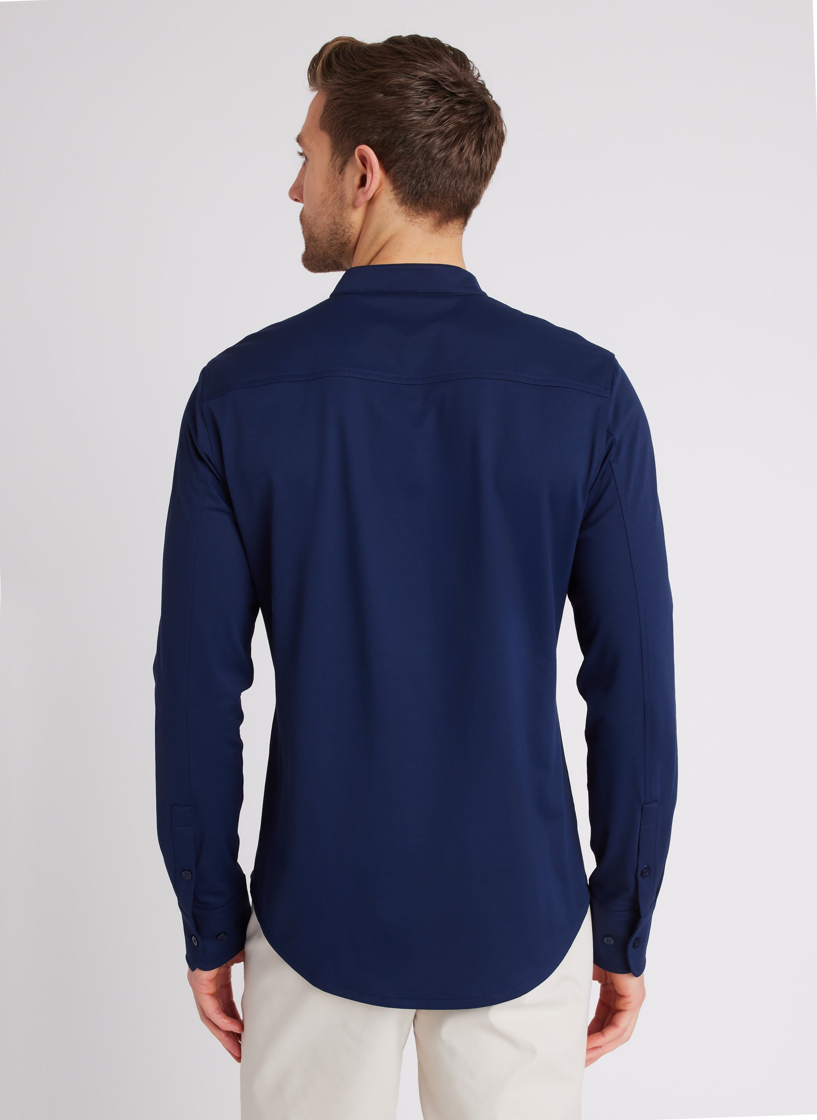 City Tech Collarless Shirt Standard Fit sold by Kit and Ace product image thumbnail 4