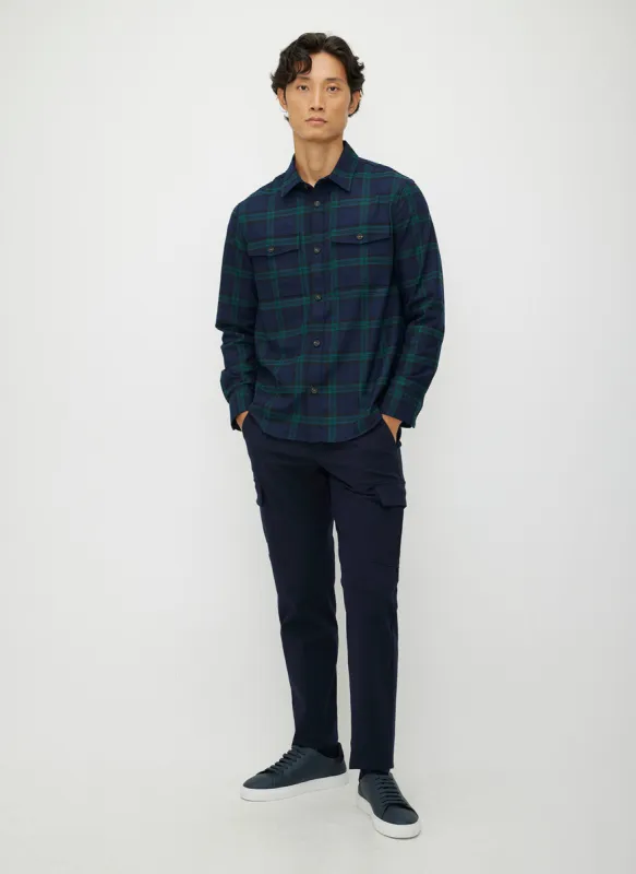 Maker Flannel Overshirt sold by Kit and Ace