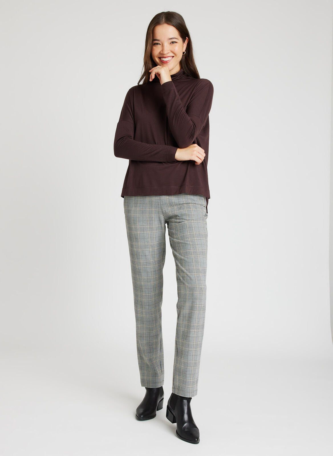 Merino Turtleneck Long Sleeve Tee sold by Kit and Ace product image thumbnail 24