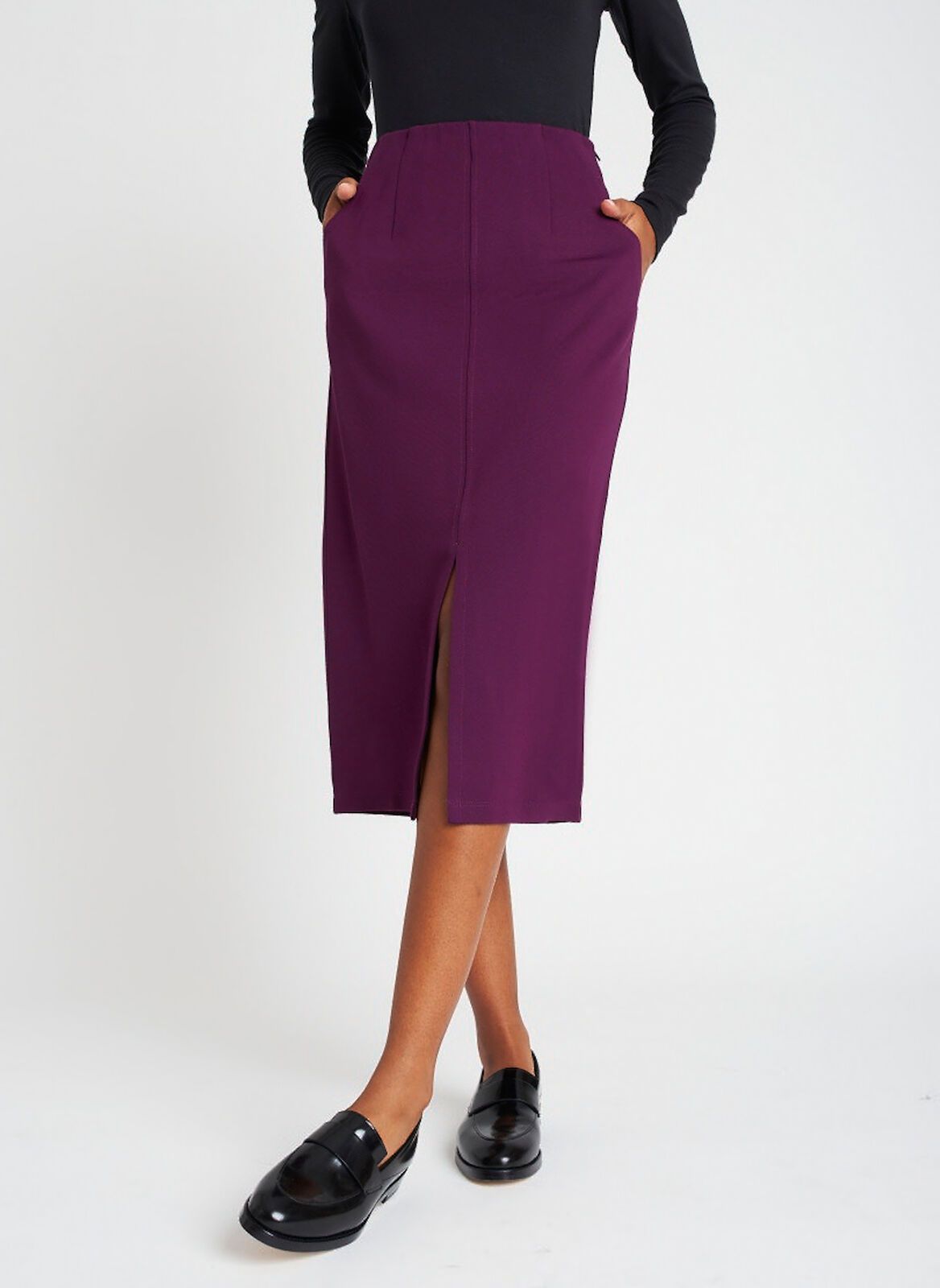 Serenity Double Knit Pencil Skirt sold by Kit and Ace product image thumbnail 16