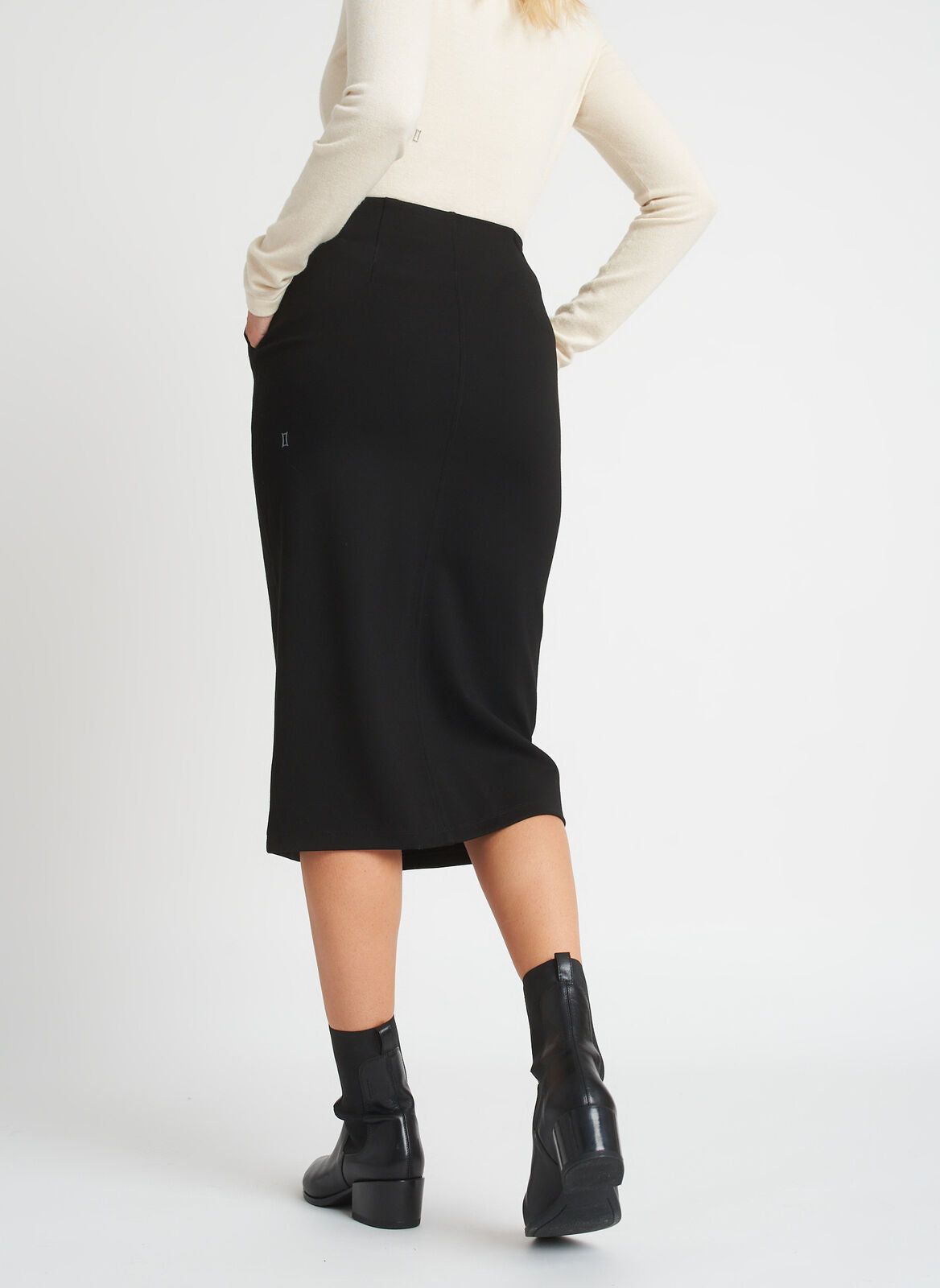 Serenity Double Knit Pencil Skirt sold by Kit and Ace product image thumbnail 7