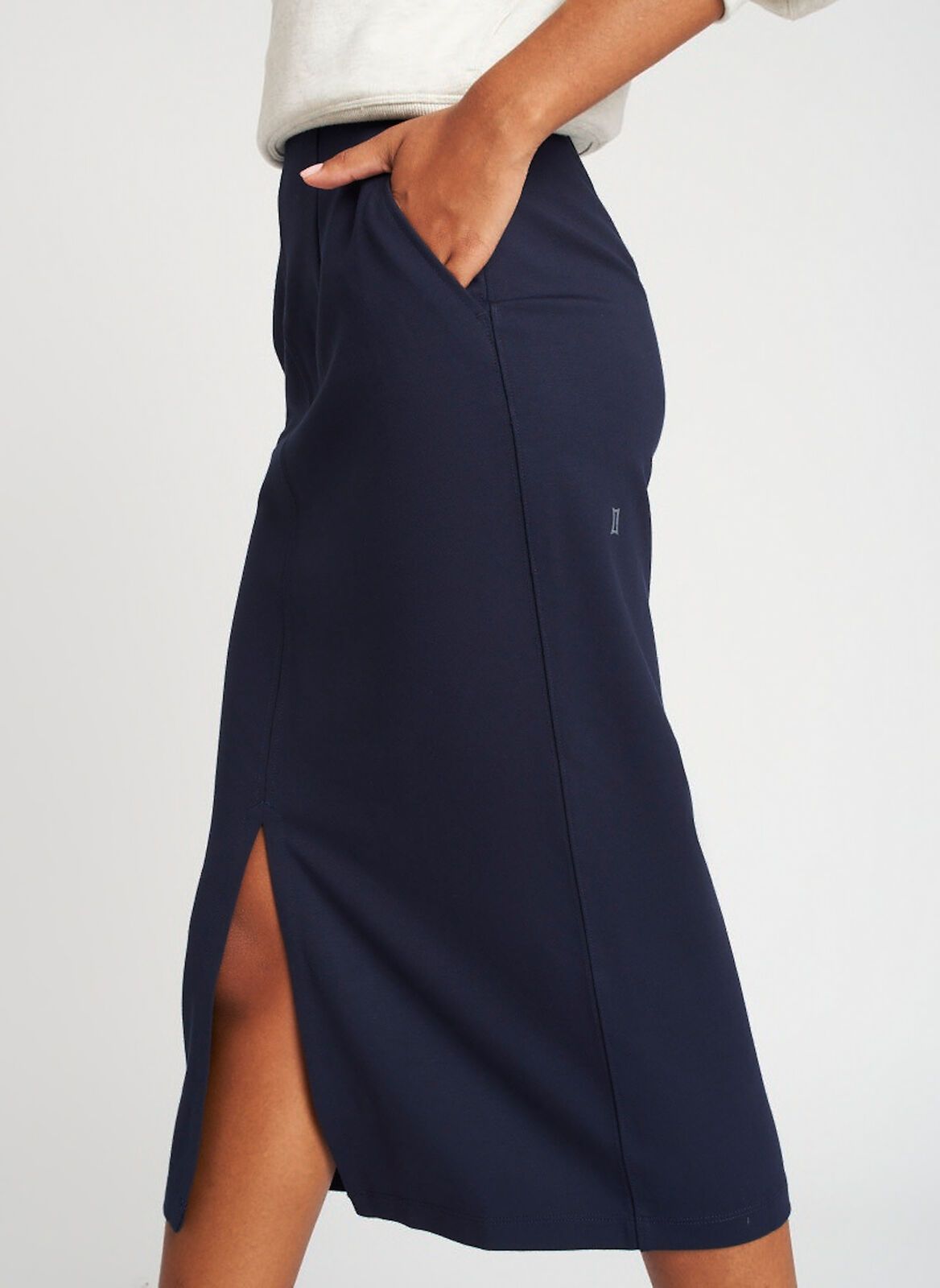 Serenity Double Knit Pencil Skirt sold by Kit and Ace product image thumbnail 2