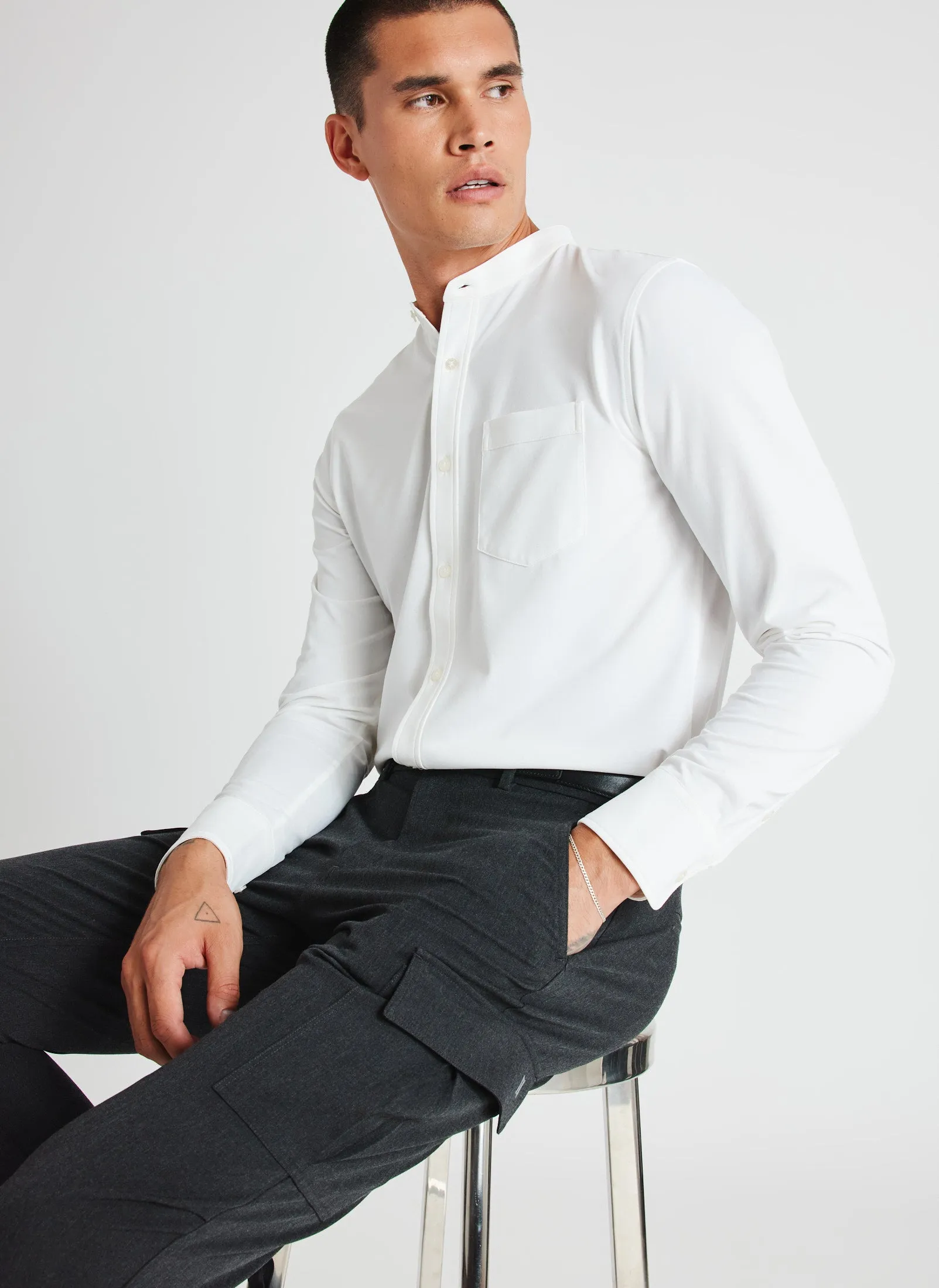 Recycled Suiting Cargo Pants sold by Kit and Ace product image thumbnail 4