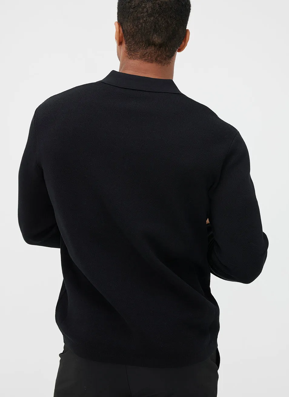 Urban Long Sleeve Polo Sweater sold by Kit and Ace product image thumbnail 3