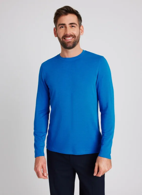 Upgraded Brushed Long Sleeve Crewneck Tee sold by Kit and Ace