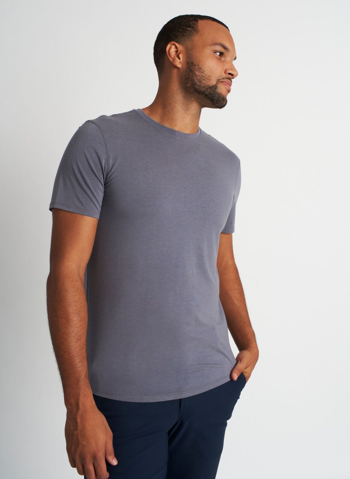 Ace Crewneck Tech Tee sold by Kit and Ace