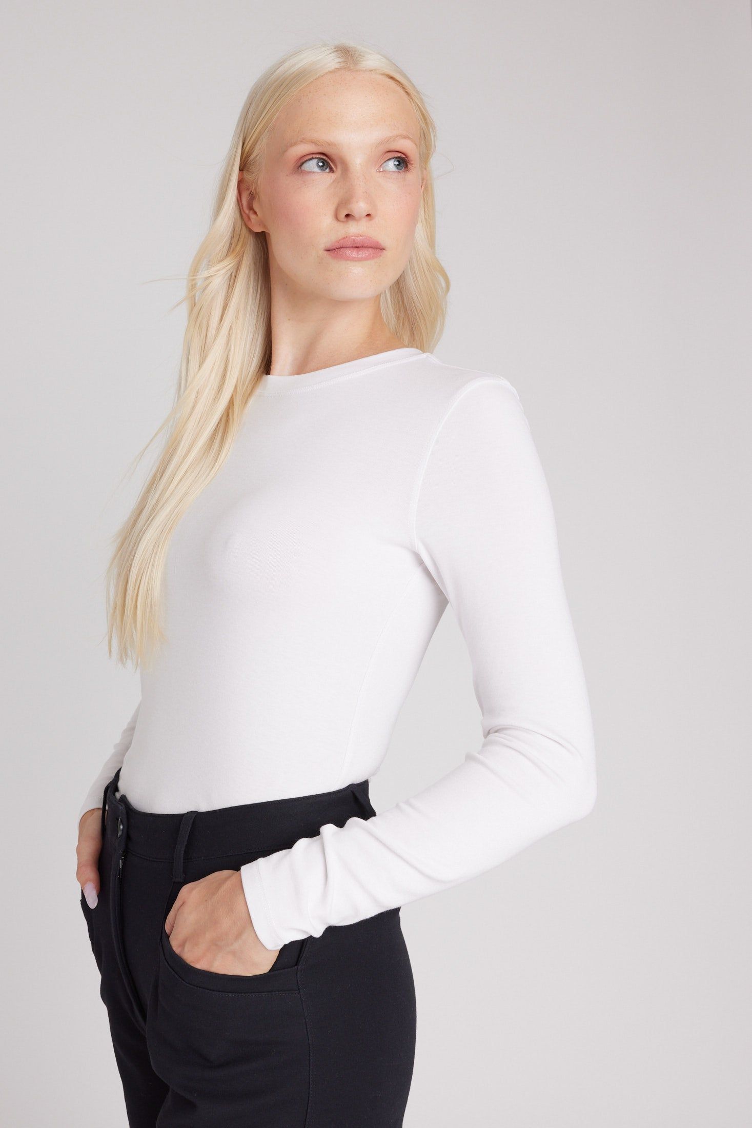 Kit Long Sleeve Crewneck Tee sold by Kit and Ace