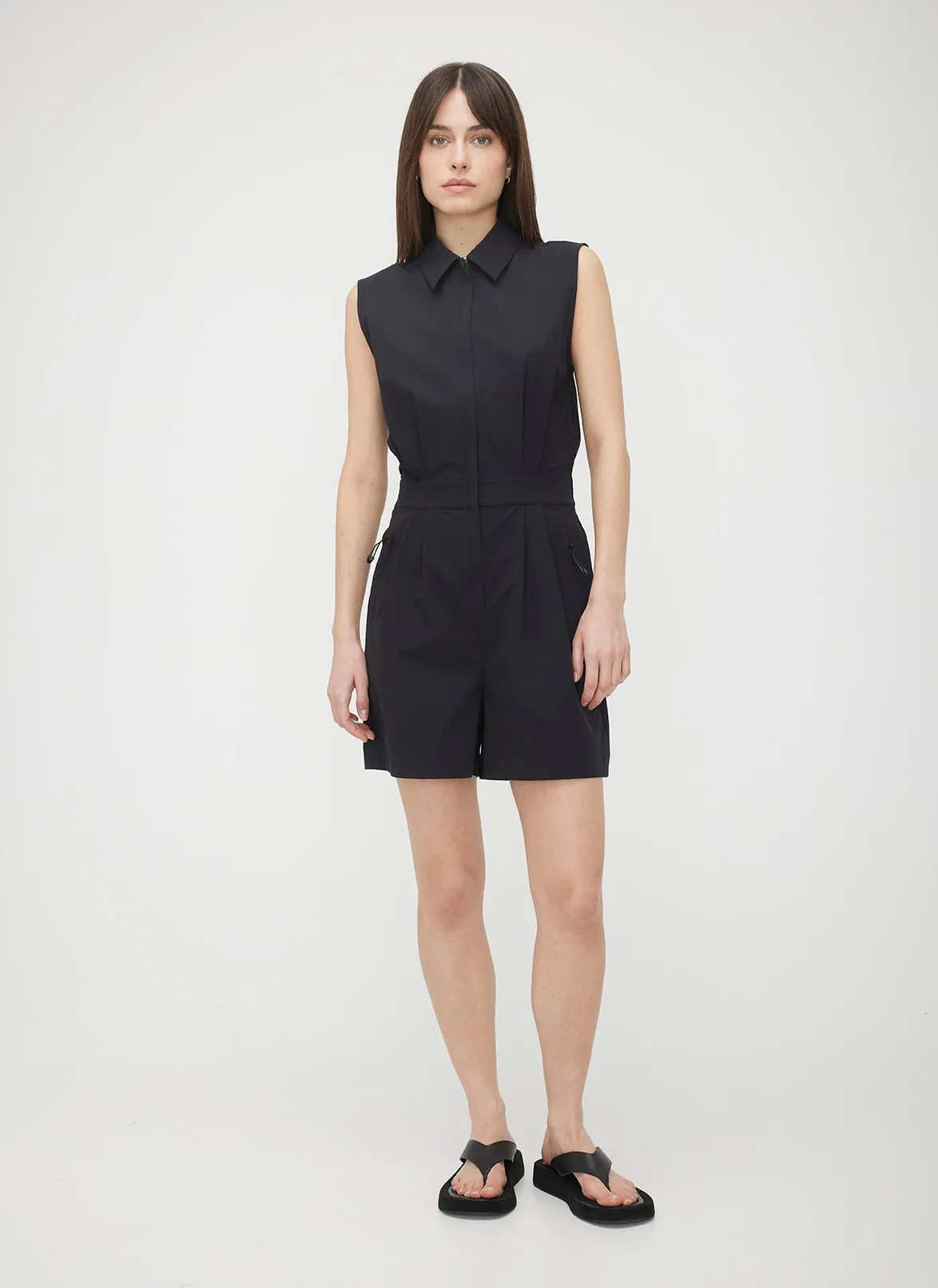 Madison Sleeveless Short Jumpsuit sold by Kit and Ace product image thumbnail 2
