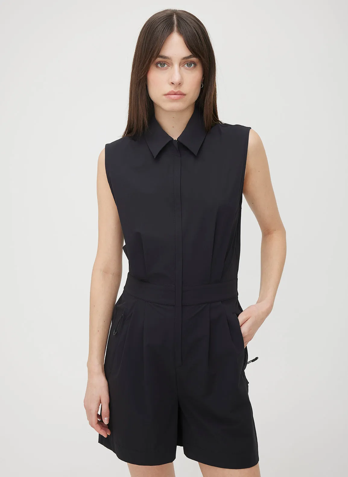 Madison Sleeveless Short Jumpsuit sold by Kit and Ace
