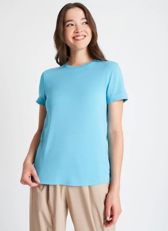 Good Feels Brushed Crewneck Tee sold by Kit and Ace