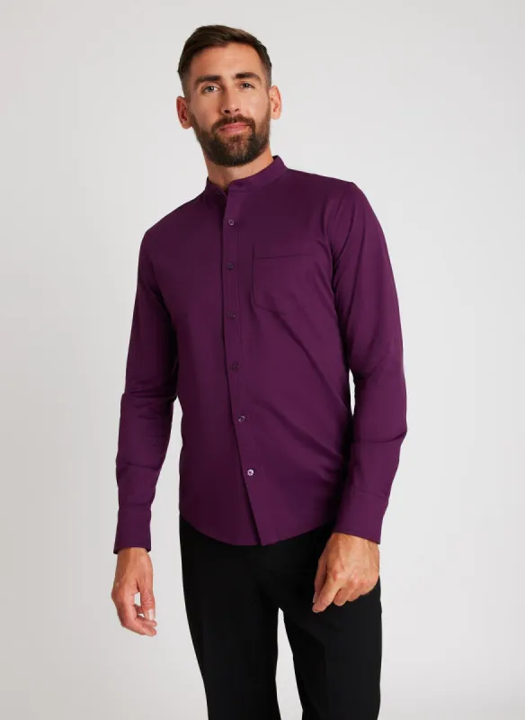 City Tech Collarless Shirt Standard Fit sold by Kit and Ace