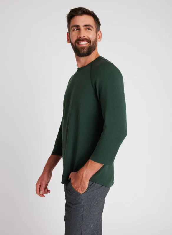 Comfy Brushed Baseball Tee made by Kit and Ace