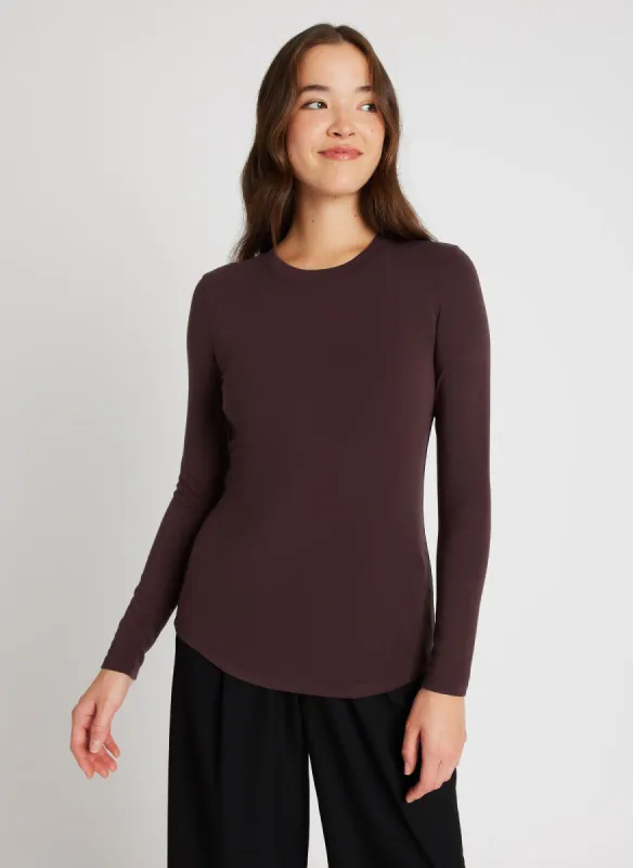 Kit Long Sleeve Crewneck Tee sold by Kit and Ace