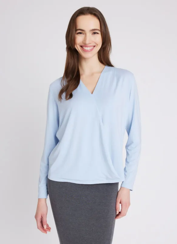 At Ease Long Sleeve Blouse sold by Kit and Ace