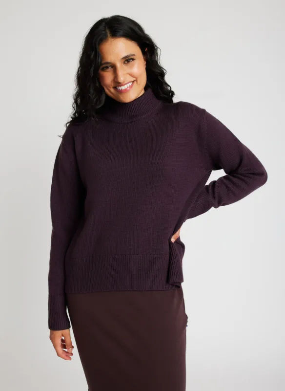 Cozy Weekend Merino Sweater sold by Kit and Ace