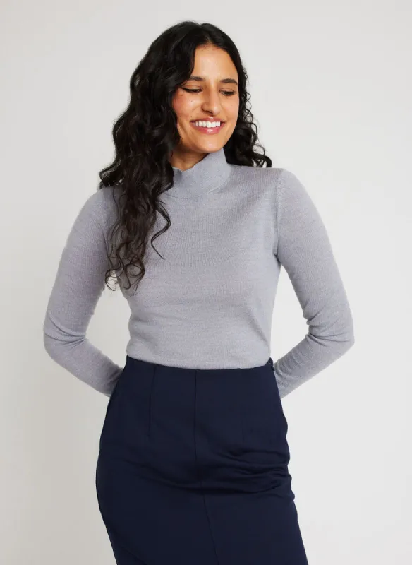 Upscale Merino Wool Turtleneck sold by Kit and Ace