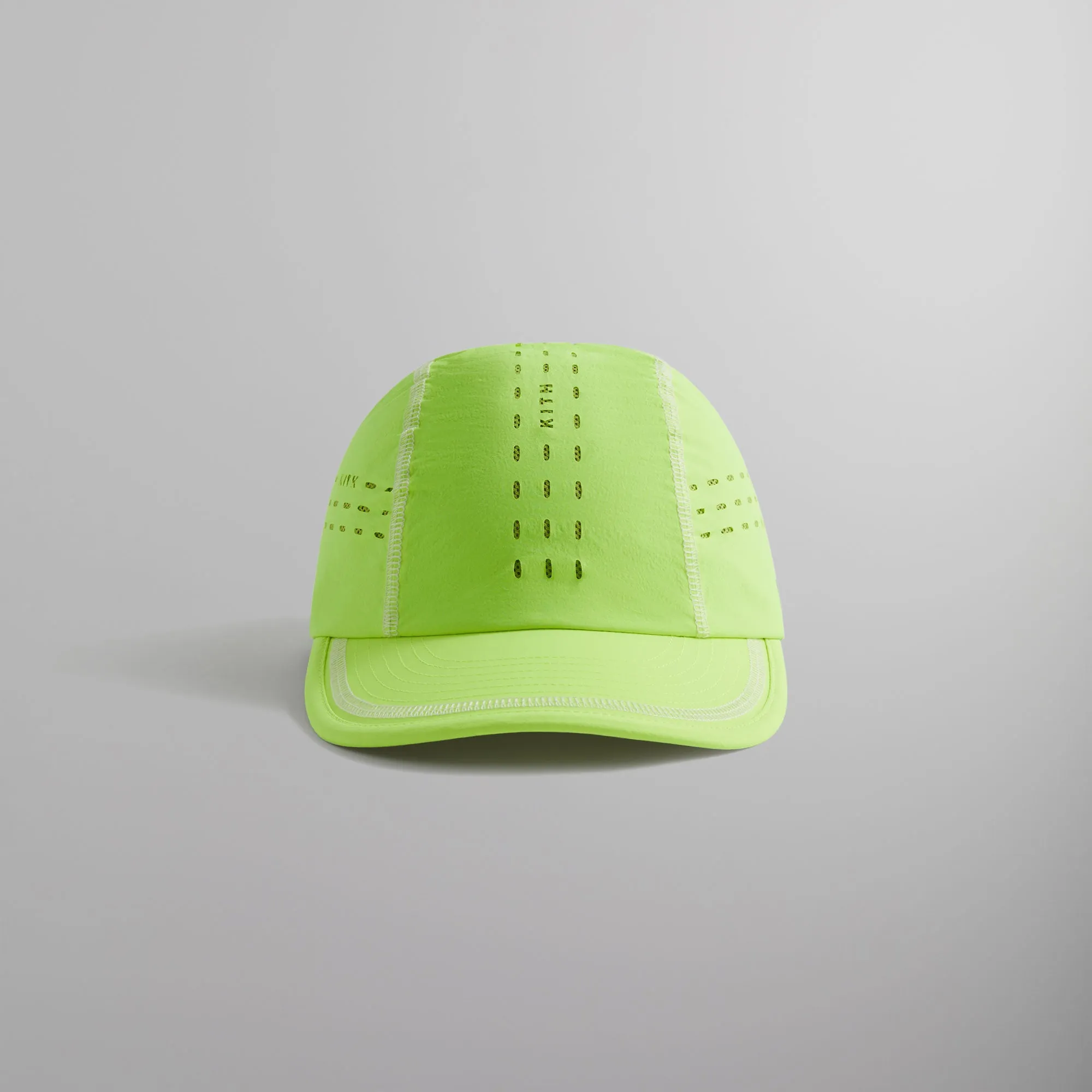 Kith Wrinkle Nylon Griffey Camper Hat - Volt sold by Kith