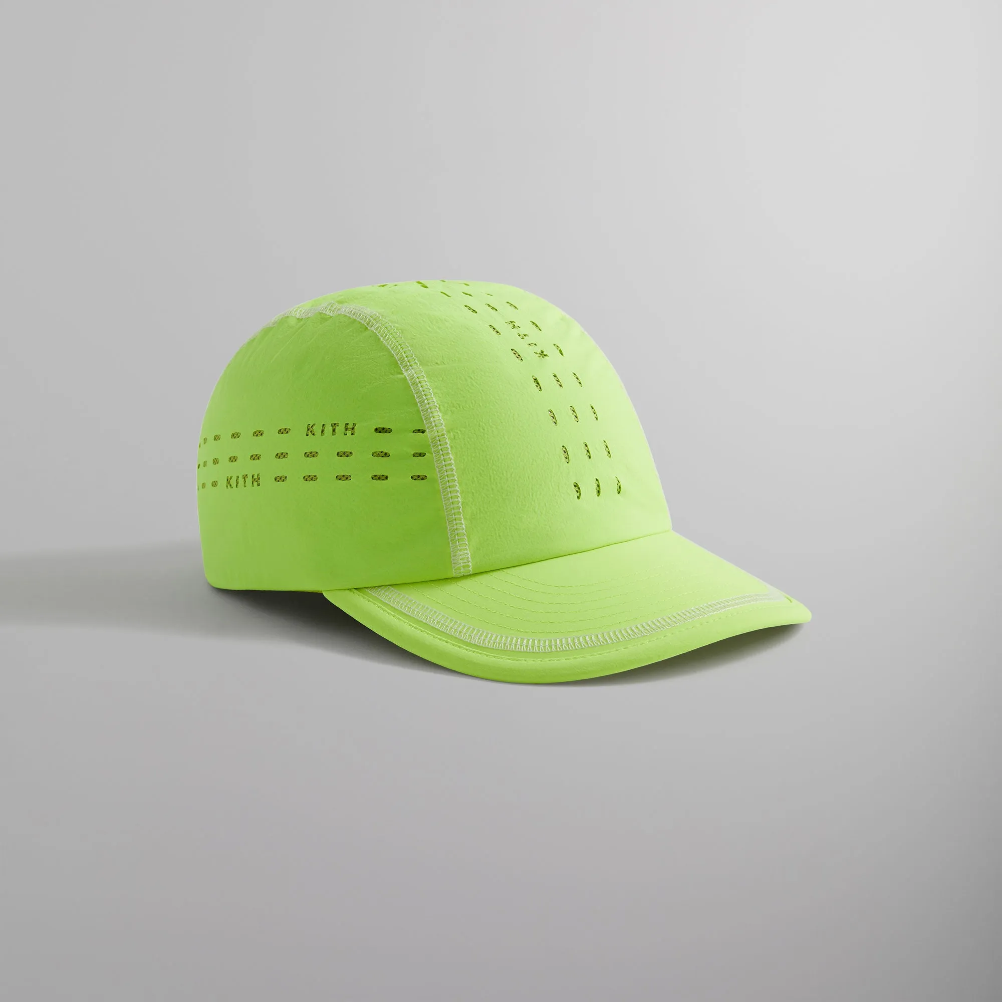 Kith Wrinkle Nylon Griffey Camper Hat - Volt sold by Kith product image thumbnail 3