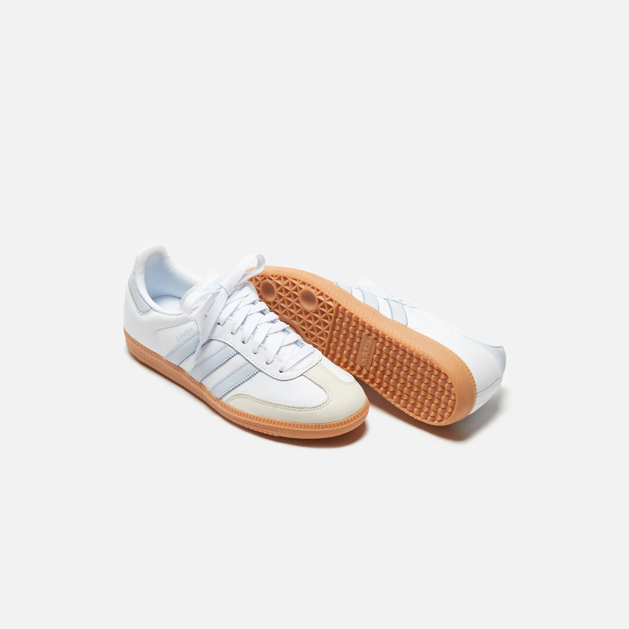 adidas WMNS Samba OG - Cloud White / Halo Blue / Off White sold by Kith product image thumbnail 5