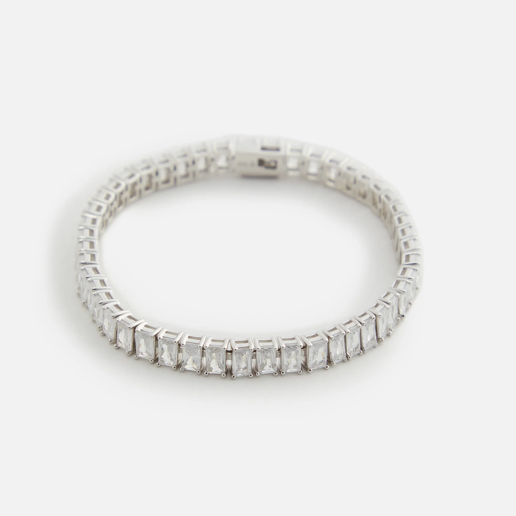 Hatton Labs Tennis Bracelet Sterling Sliver - Emerald sold by Kith