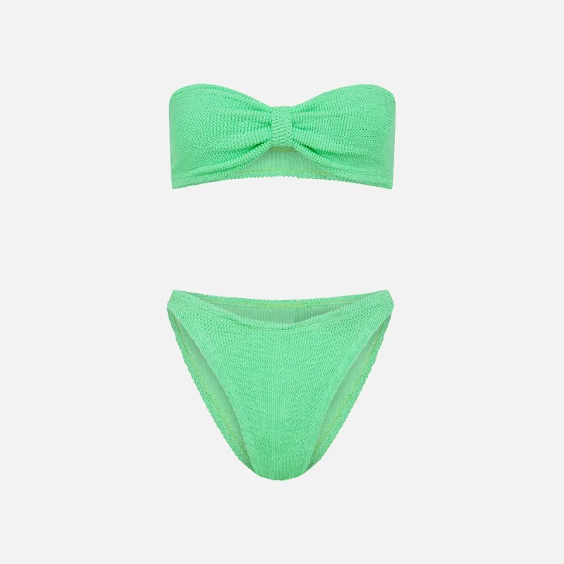 Hunza G Jean Bikini - Lime sold by Kith