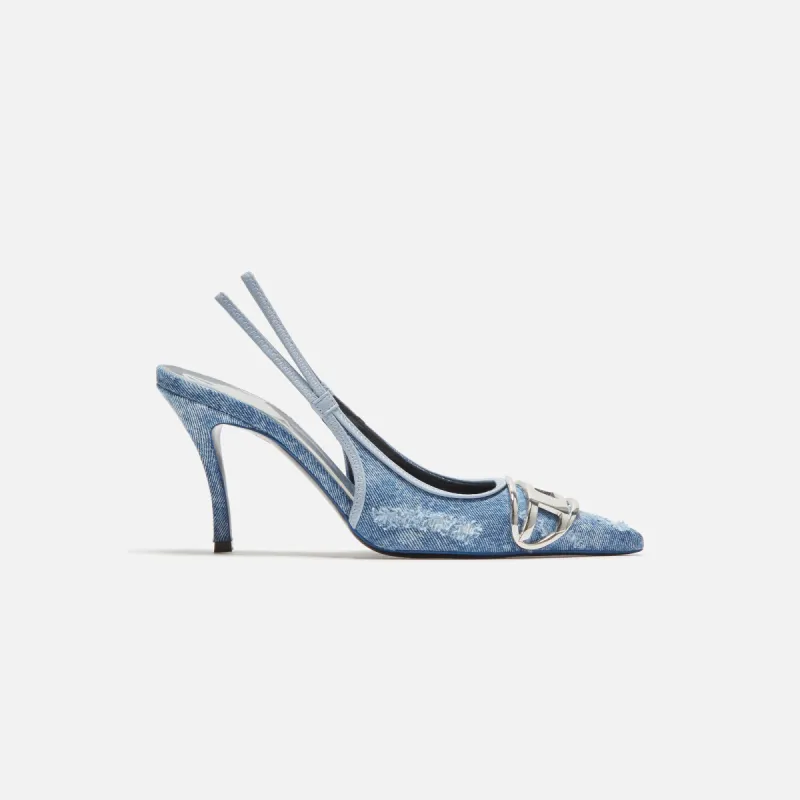 Diesel D-Venus Slingback - Bleach Treated Denim sold by Kith