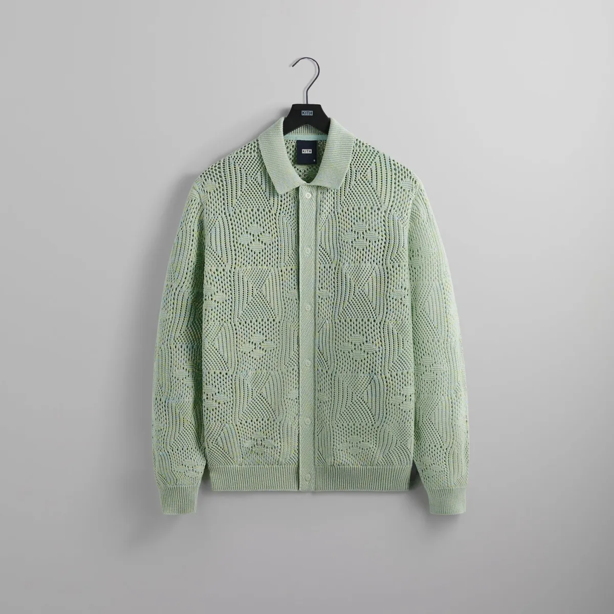 Kith Tilden Crochet Buttondown - Zen | Parallel