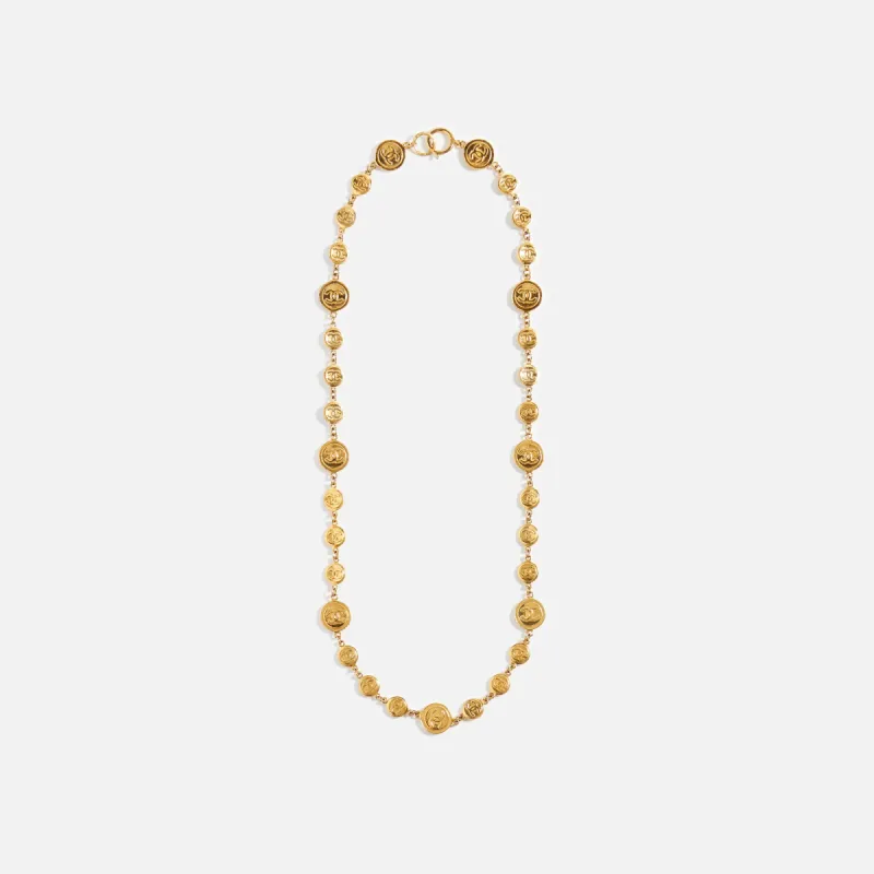 WGACA x Chanel Small Coins Necklace - Gold sold by Kith