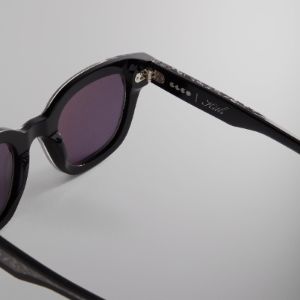 Kith for Garrett Leight CO Gibson Sunglasses - Noir sold by Kith
