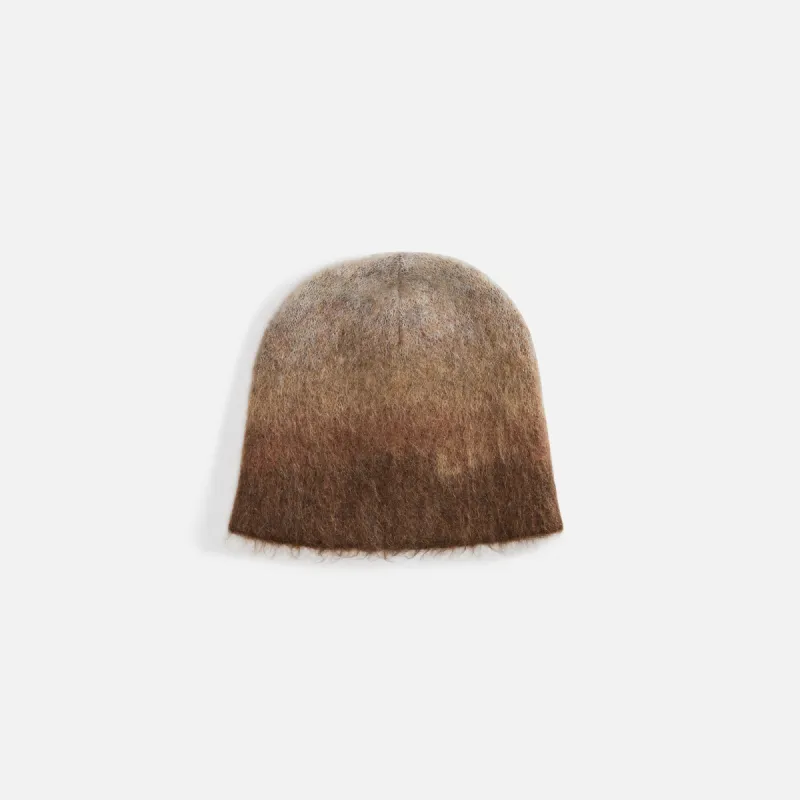 ERL Unisex Gradient Beanie Knit - Brown sold by Kith
