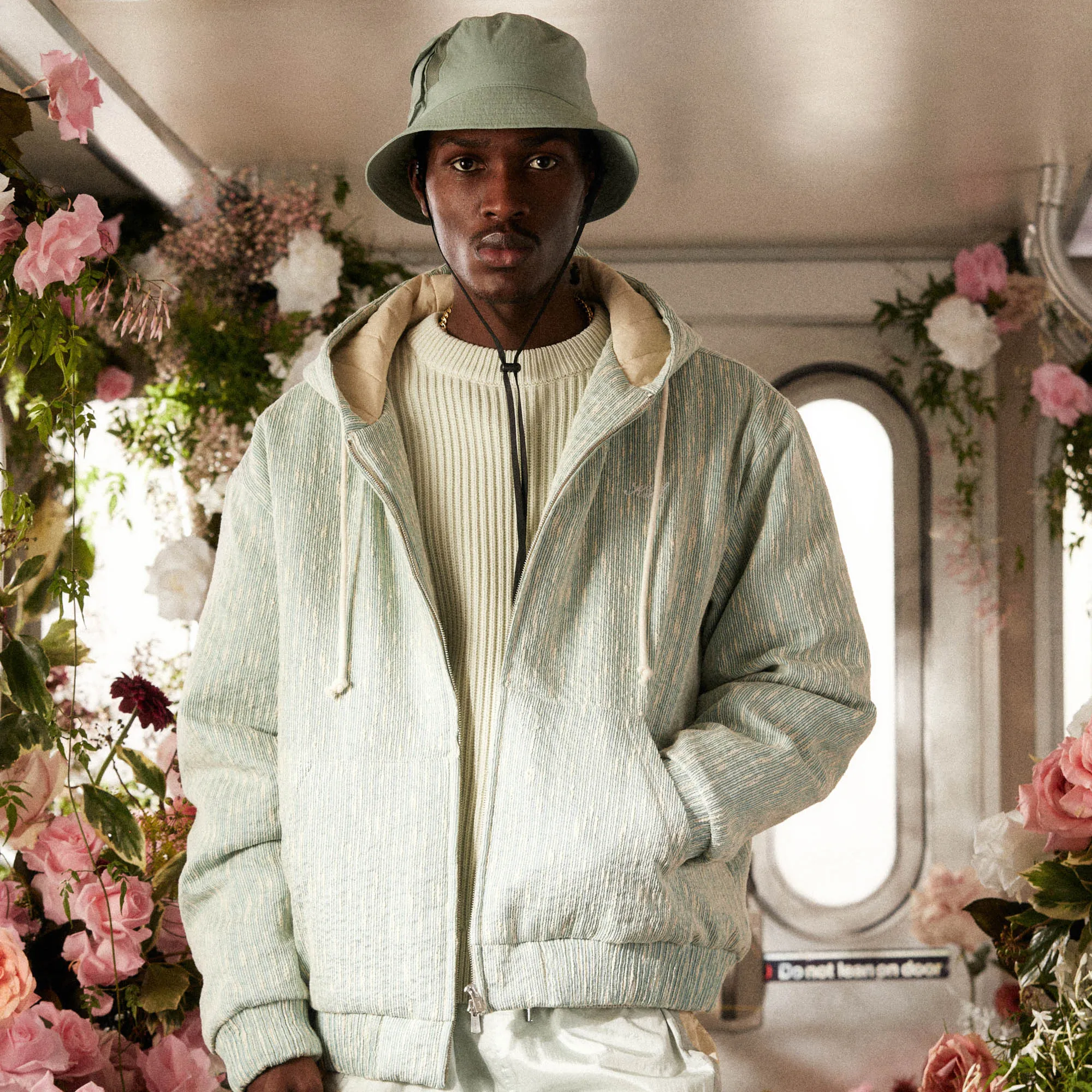 Kith Slub Boucle Sierra Hoodie - Glaze sold by Kith product image thumbnail 2