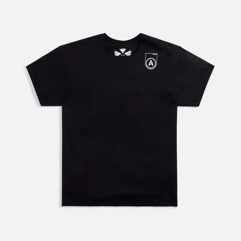 Acronym 100% Cotton Mercerized Tees - Black sold by Kith