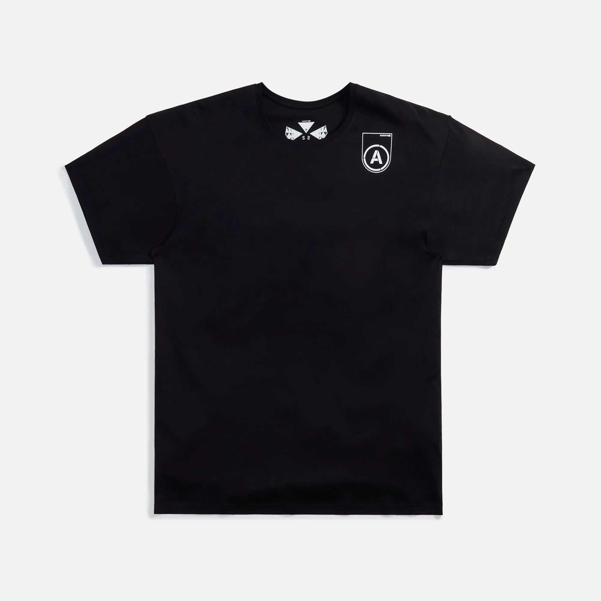 Acronym 100% Cotton Mercerized Tees - Black sold by Kith