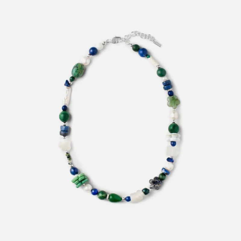 Eliou August Necklace - Jade Lapis sold by Kith