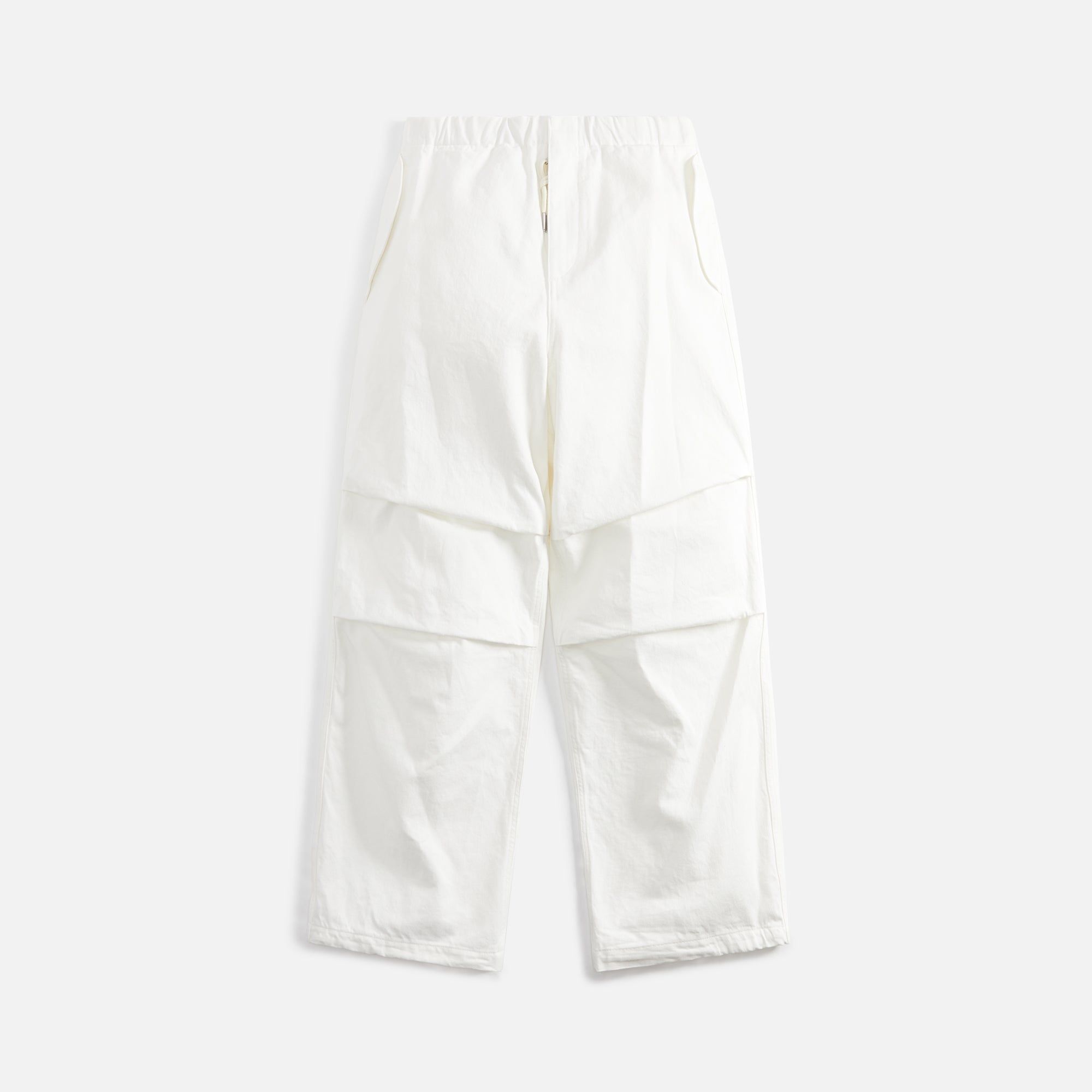 Jil Sander Diagonal Cotton Organic Denim Porcelain - White sold by Kith