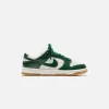 Nike WMNS Dunk Low LX - Phantom / Gorge Green / Sail / Metallic Gold sold by Kith