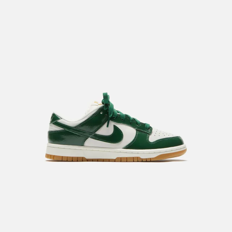 Nike WMNS Dunk Low LX - Phantom / Gorge Green / Sail / Metallic Gold sold by Kith
