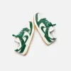 Nike WMNS Dunk Low LX - Phantom / Gorge Green / Sail / Metallic Gold sold by Kith