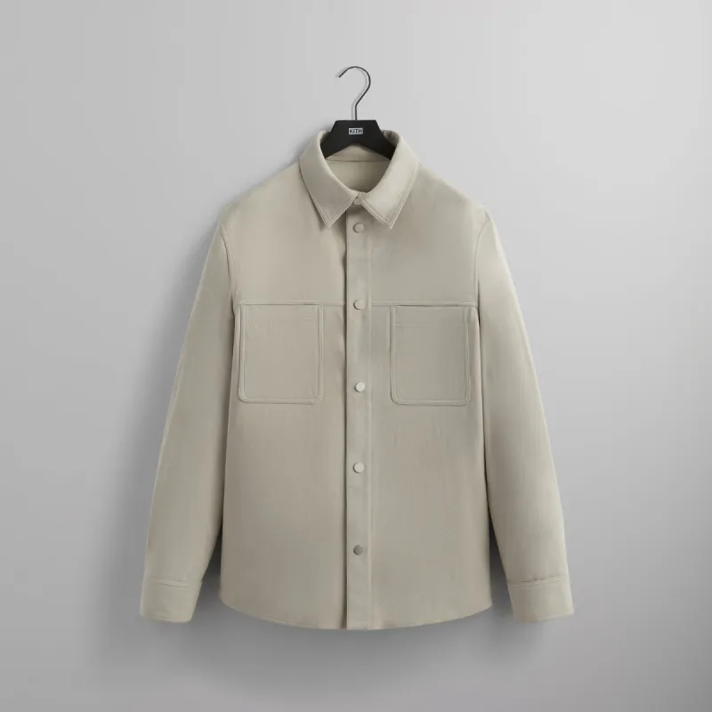 Kith Suede Apollo Shirt - Grain sold by Kith