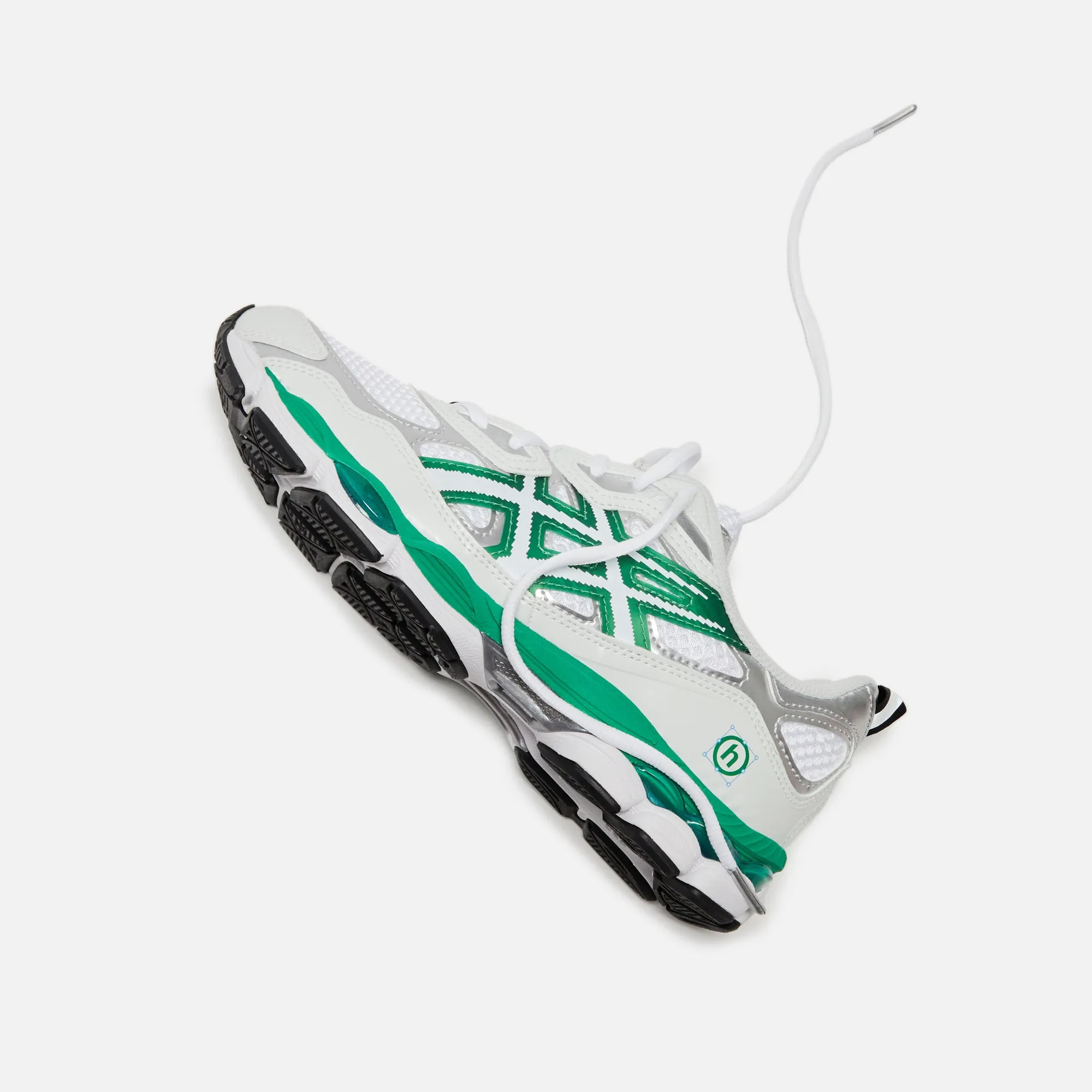 ASICS x Hidden Gel-NYC - White / Green / Metallic Silver sold by Kith product image thumbnail 5