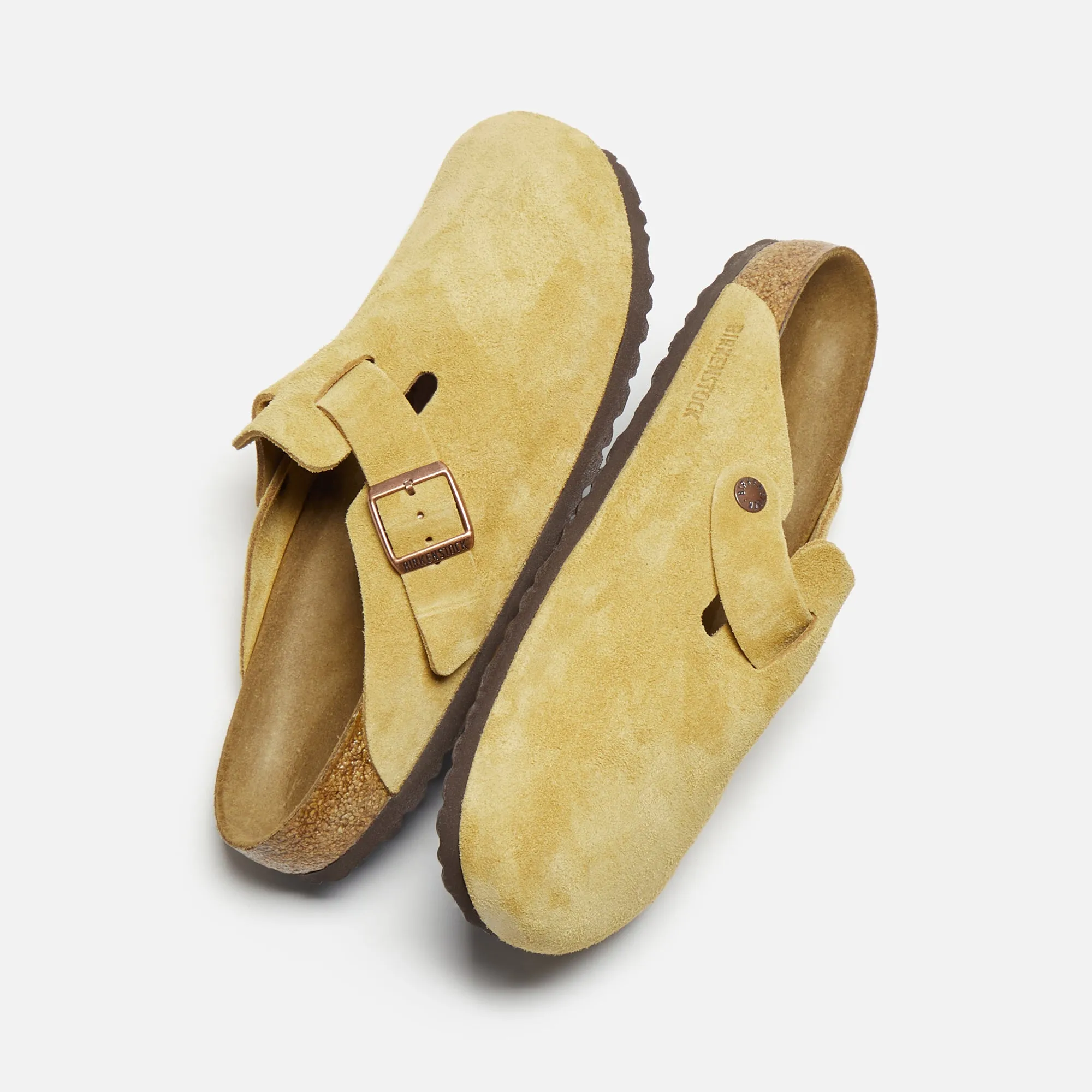 Birkenstock Boston Suede - Latte Cream sold by Kith product image thumbnail 4