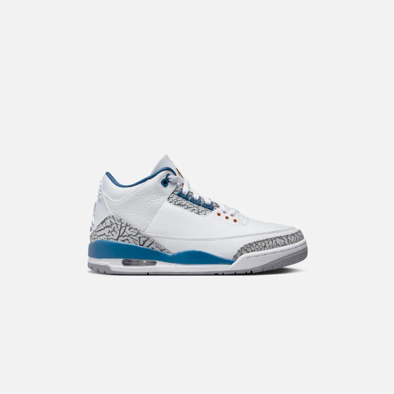 Nike Air Jordan 3 Retro - White / Metallic Copper / True Blue sold by Kith